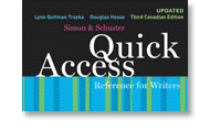 Quick Access Reference for Writers