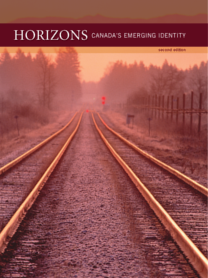 Book cover - Horizons: Canada's Emerging Identity, 2nd Edition