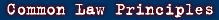 Common Law Principles
