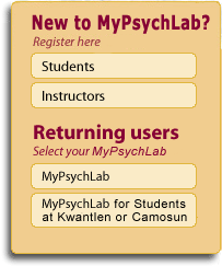 login and registration menu for students and instructors