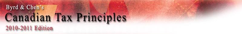 Canadian Tax Principles, 2010-2011 Edition