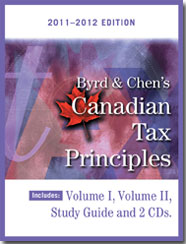 Canadian Tax Principles, 2011-2012 Edition