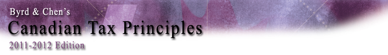 Canadian Tax Principles, 2011-2012 Edition