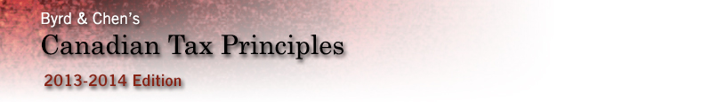 Canadian Tax Principles, 2013-2014 Edition