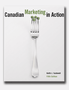 Canadian Marketing in Action, 5th Canadian Edition: Book cover