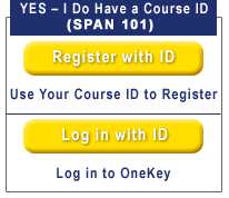 YES - I Do Have a Course ID (SPAN 101)